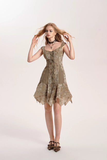 Velvet Rose Midi Dress