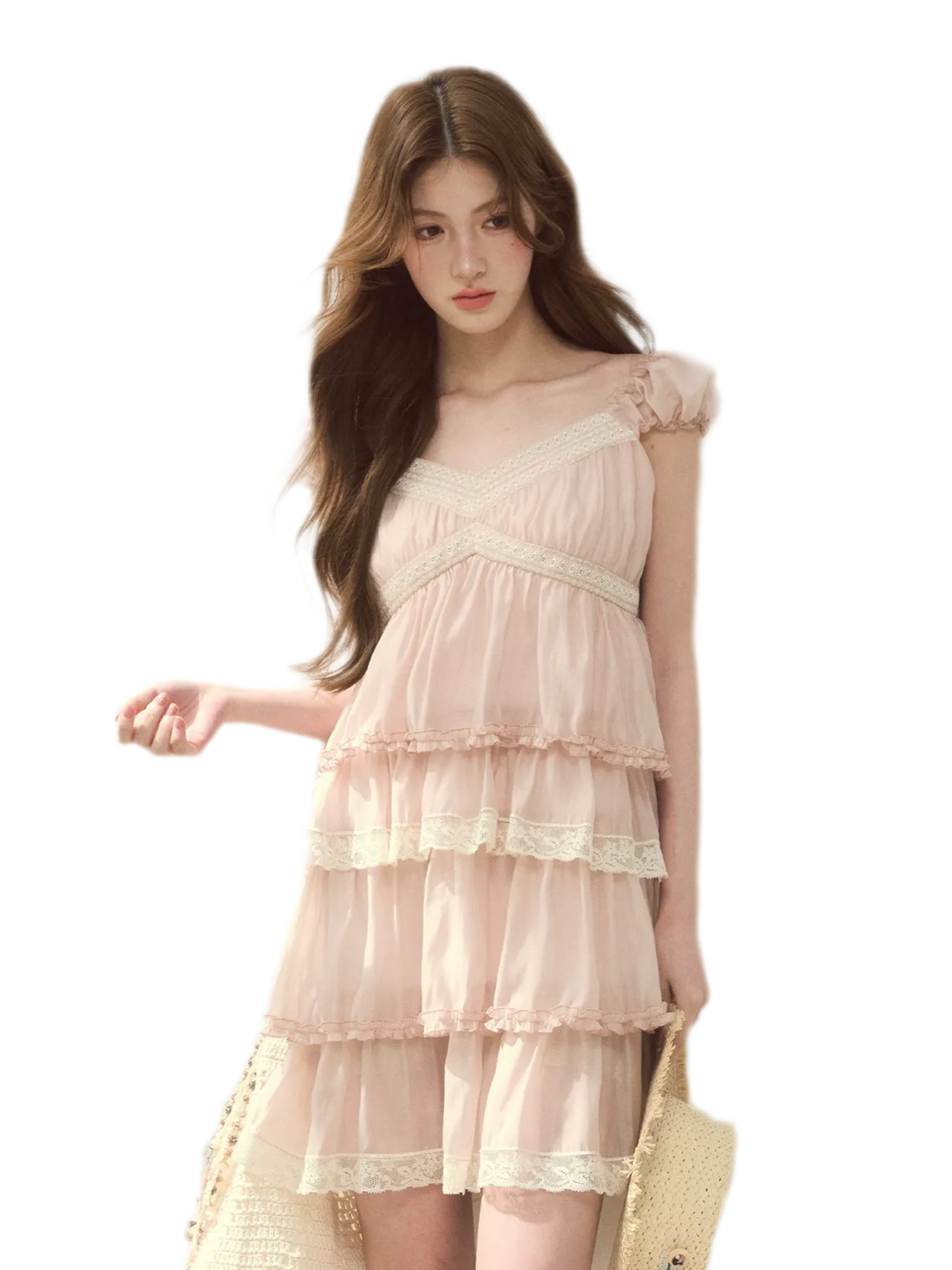 Summer Isles Tiered Dress