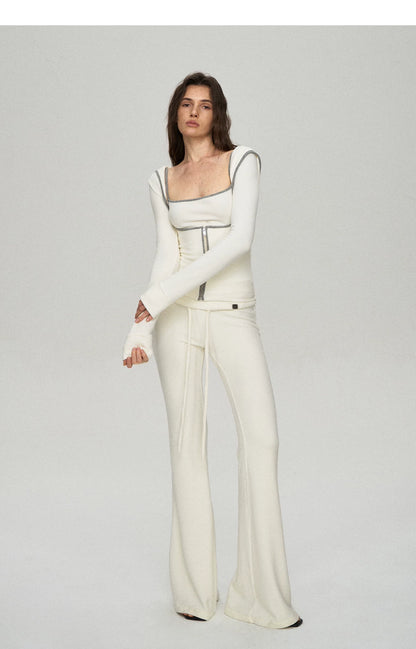 Soft Viscose Blend Three-Piece Set: Cardigan, Camisole &amp;