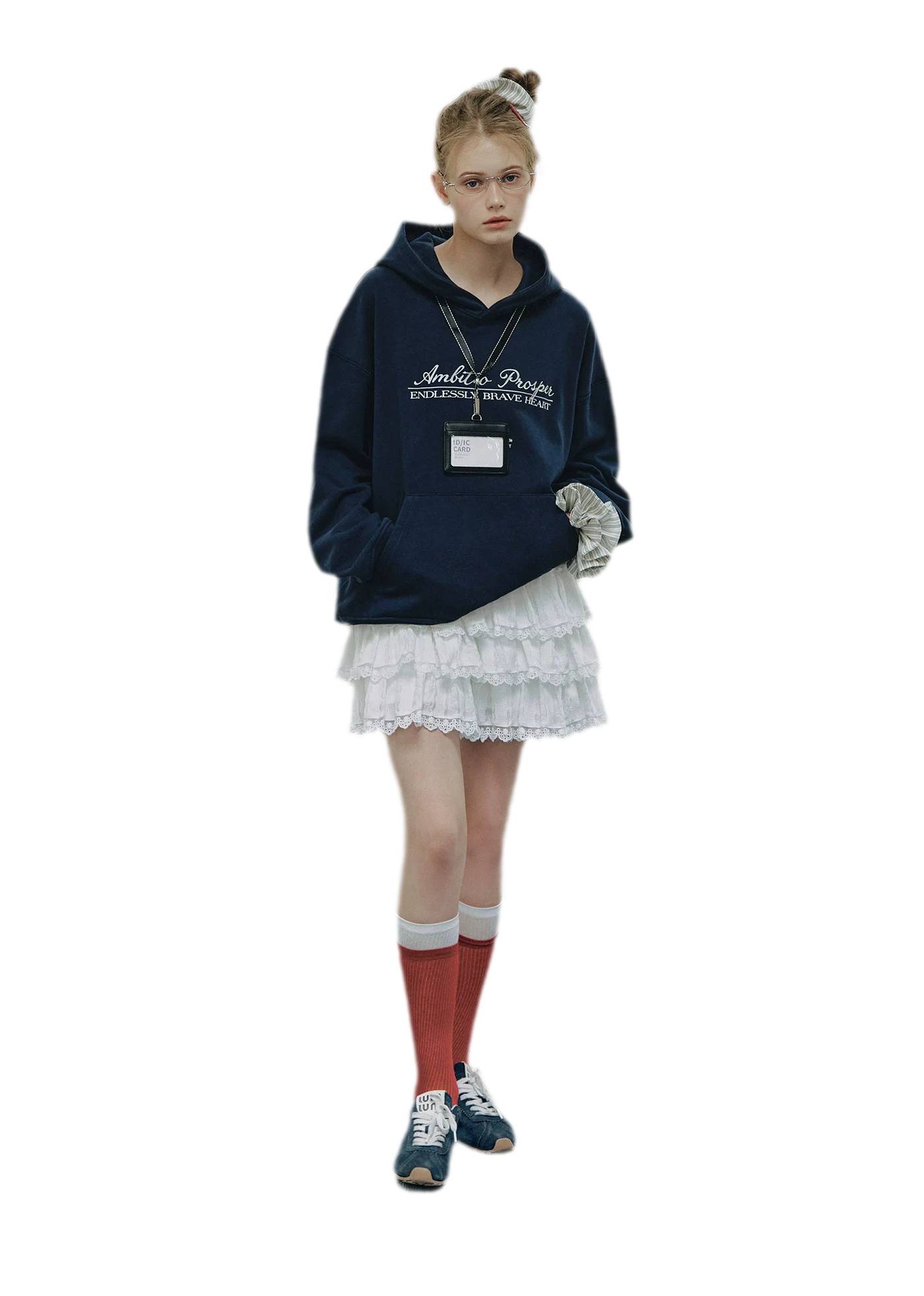 Embroidered Cotton Hooded Sweatshirt