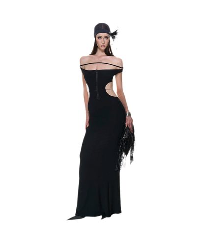 Back Tie Mermaid Dress