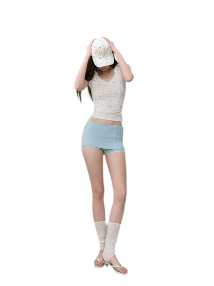 Mambo Signal One-Shoulder Top &amp; Skort