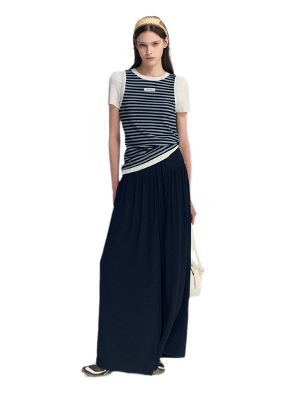 Faux Two-Piece Tee