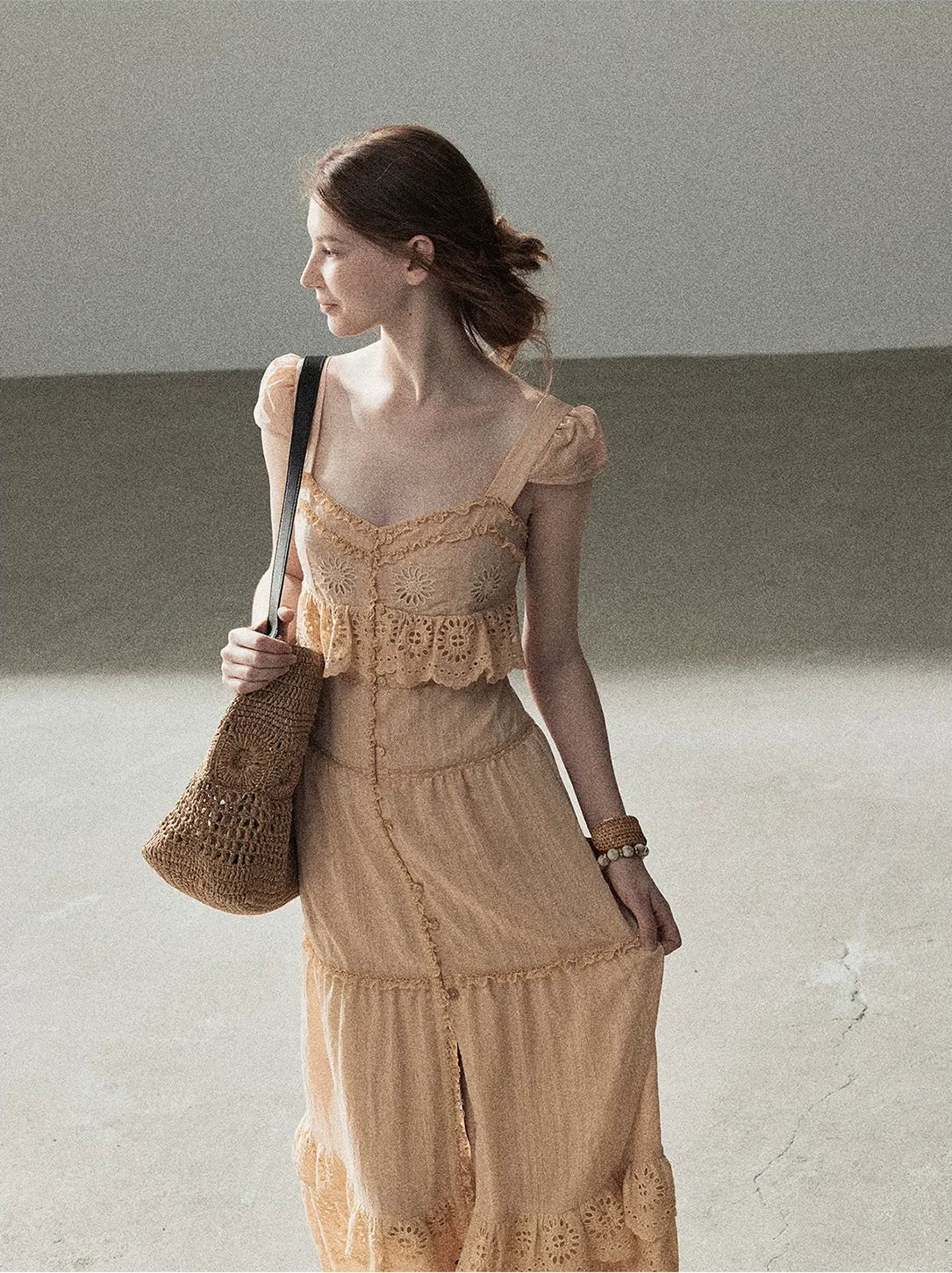 Floral Embroidered Dress