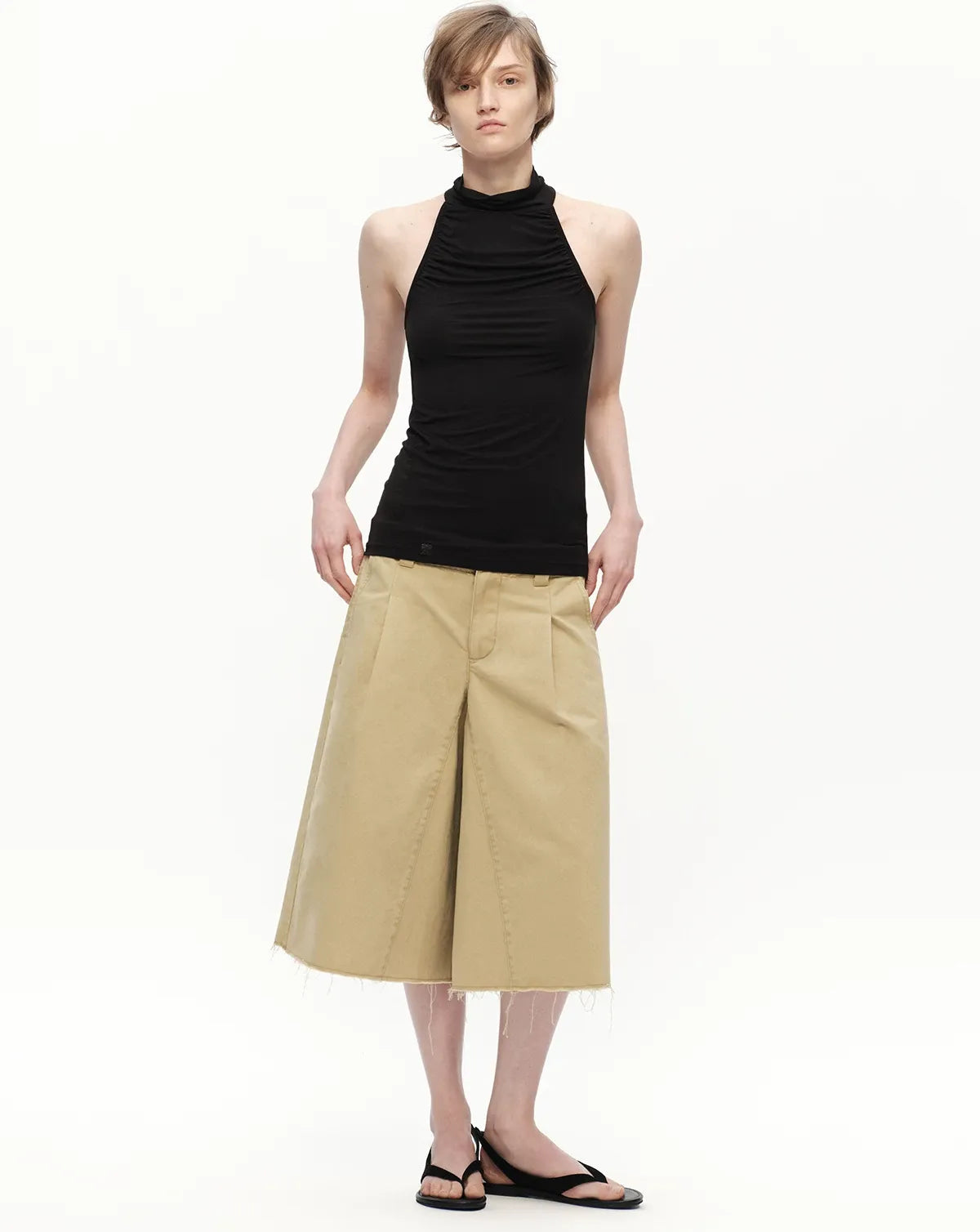 Modal Halter High Neck Tank
