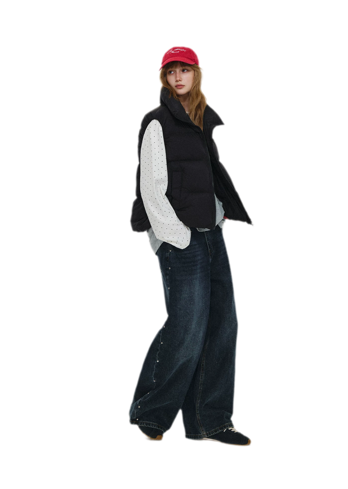 Lightweight Stand Collar Down Vest