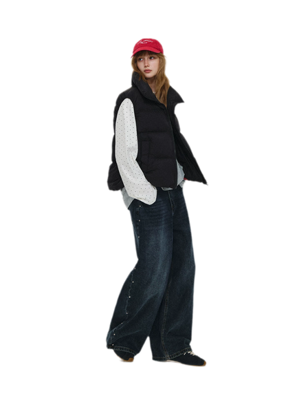 Lightweight Stand Collar Down Vest