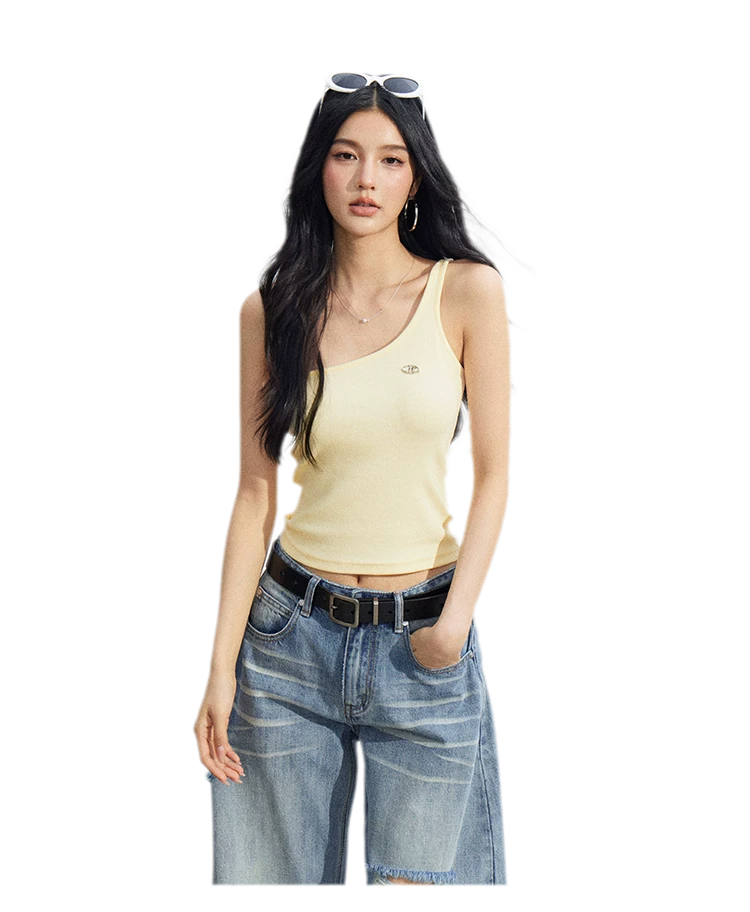 Layered One-Shoulder Top