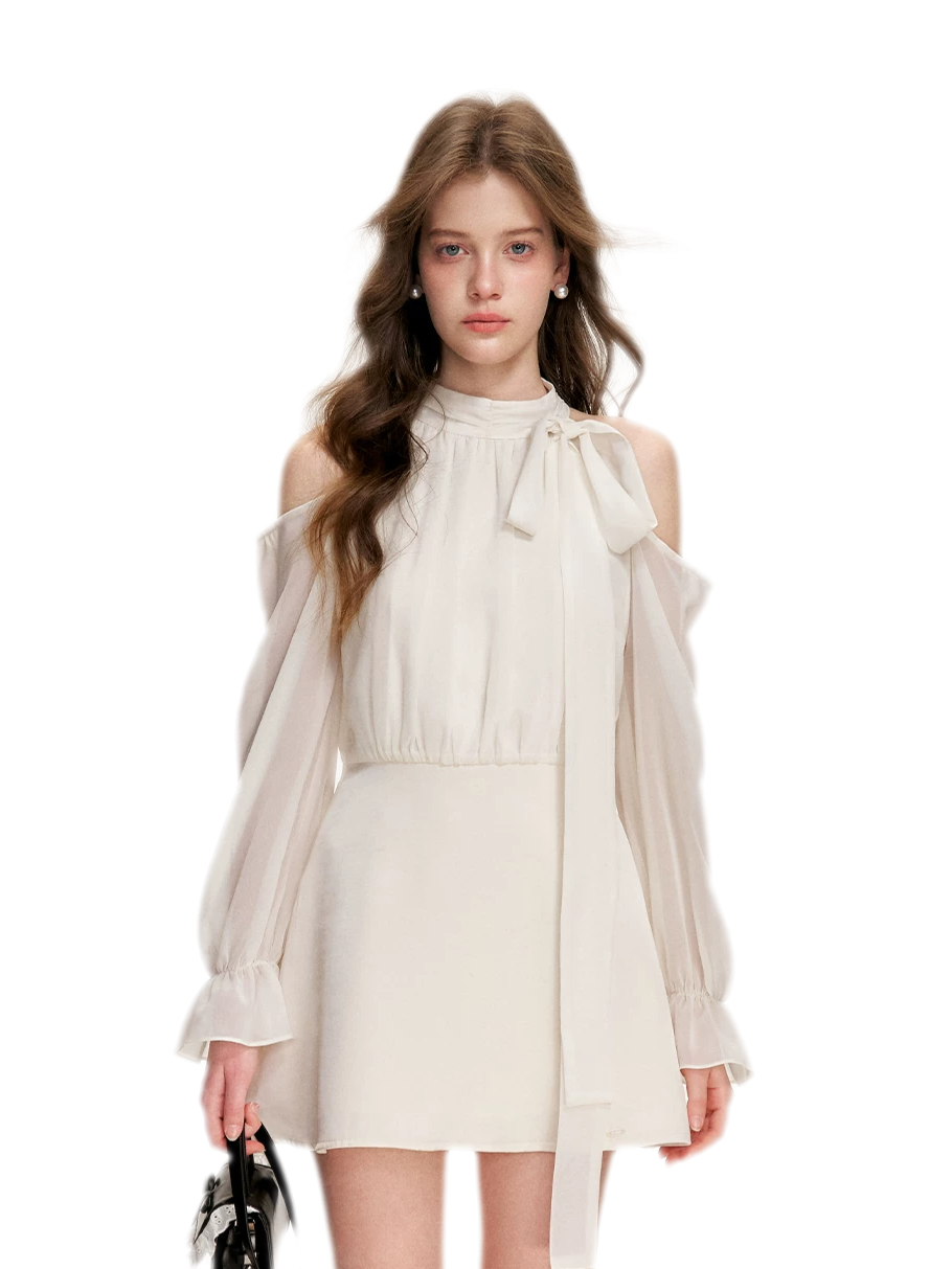 Moonlight Satin Halter Dress