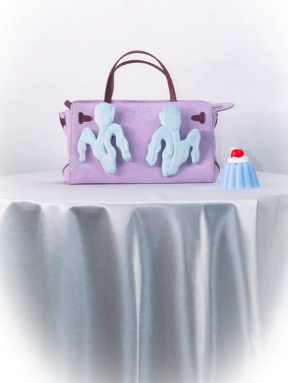 Handcrafted Ceramic Bow Bag
