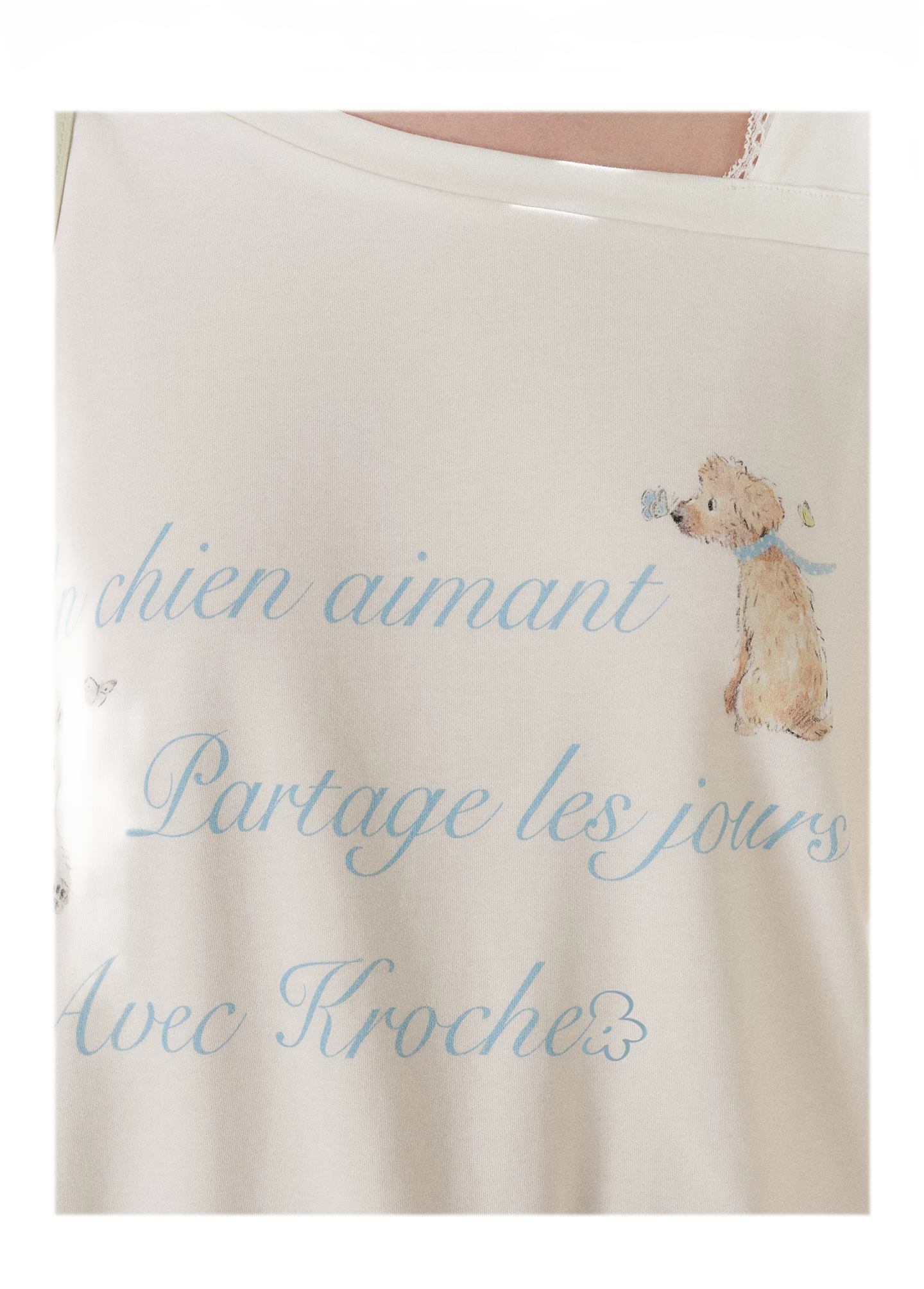 Modal Cotton Lace Tee