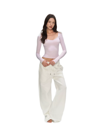 Bare-Feel V-Neck Top