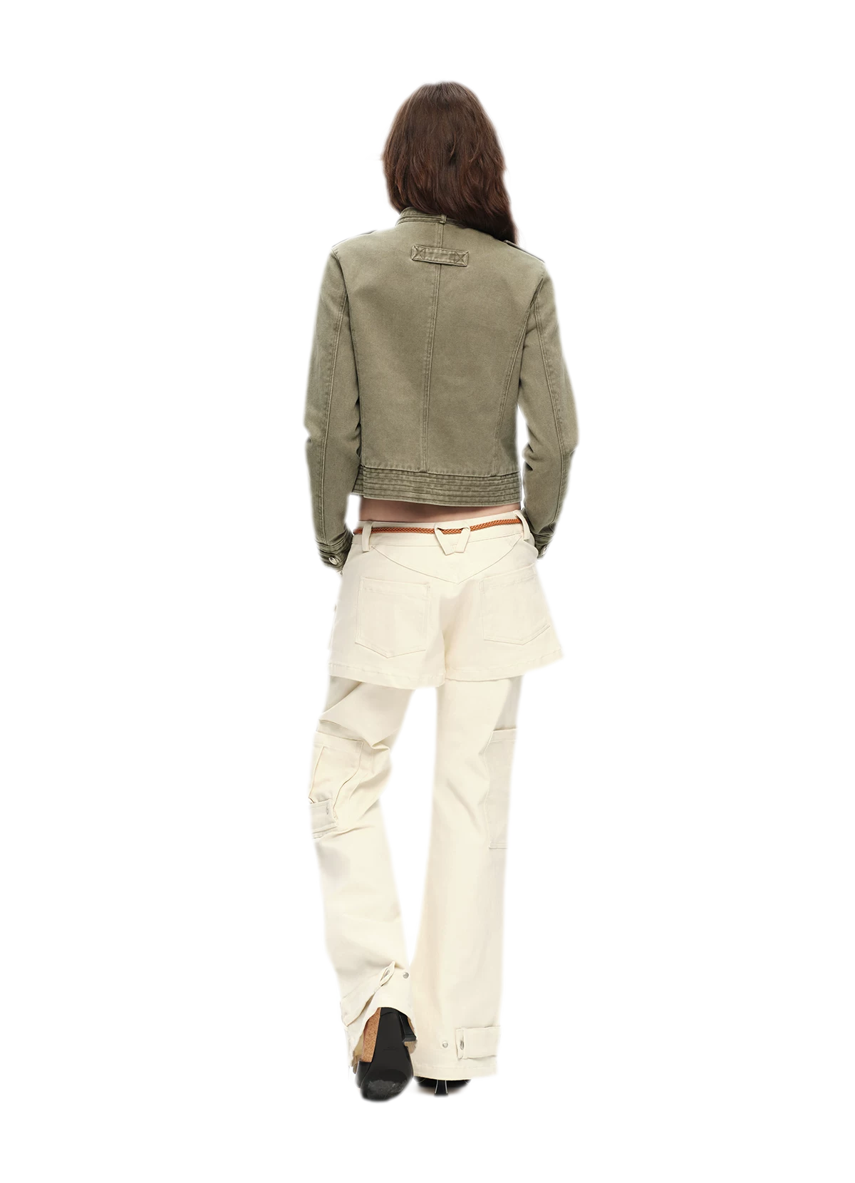 Washed Cotton Napoleon Jacket