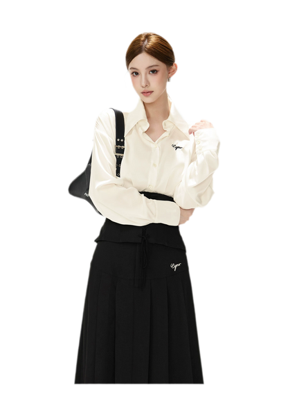Anti-Wrinkle A-Line Skirt