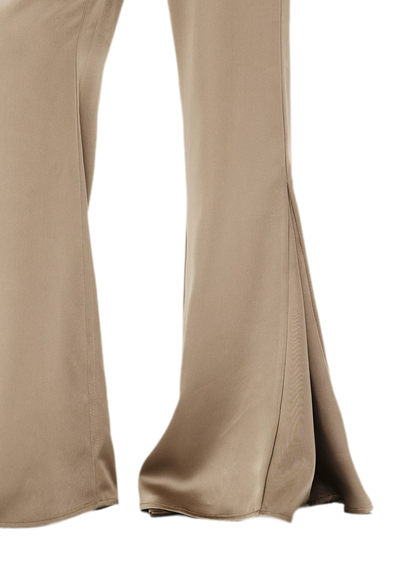 CYNR Satin Drape Flare Pants – view 14