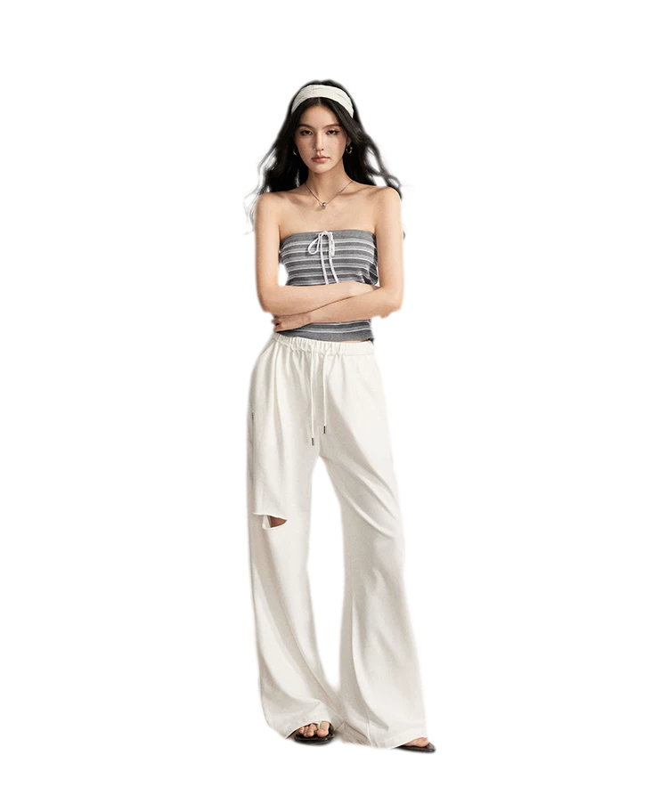 Striped Knit Bustier