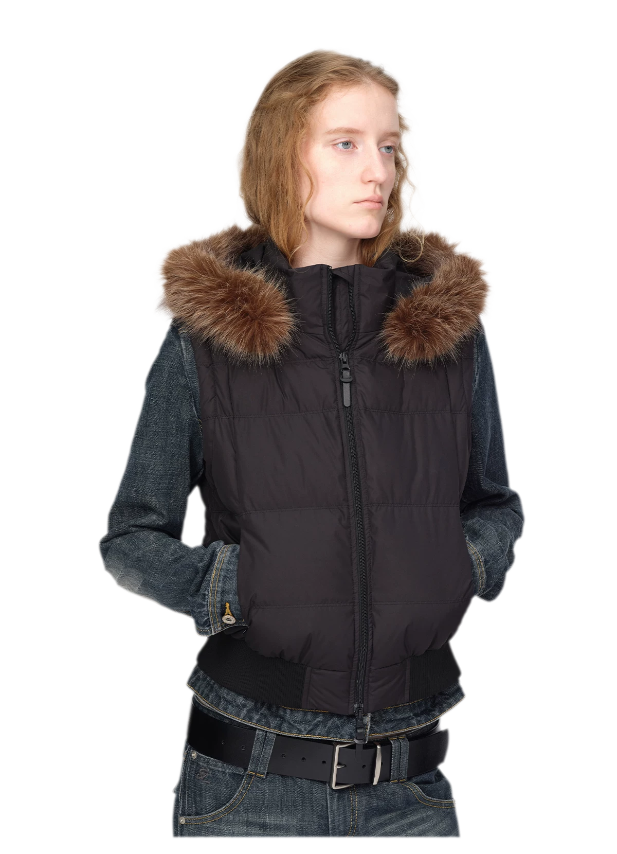 Perlmuttglänzende Steppdaunenjacke