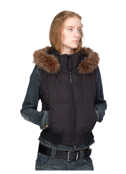 Perlmuttglänzende Steppdaunenjacke