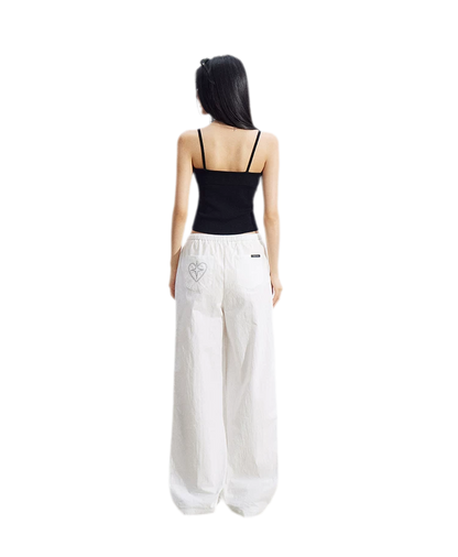 Heart Wide-Leg Pants