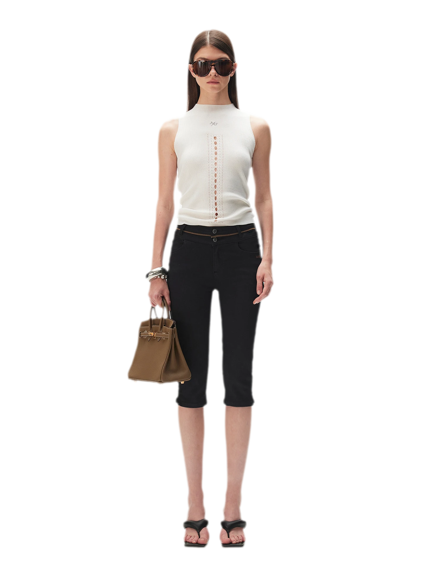 Ribbed Knit Slim Tank