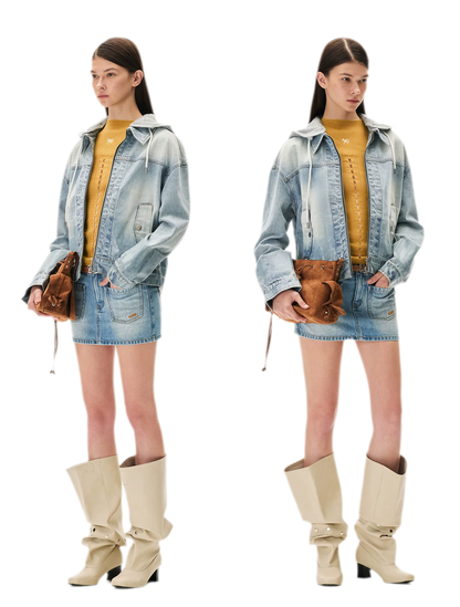 Openwork Rib-Knit Fitted Top