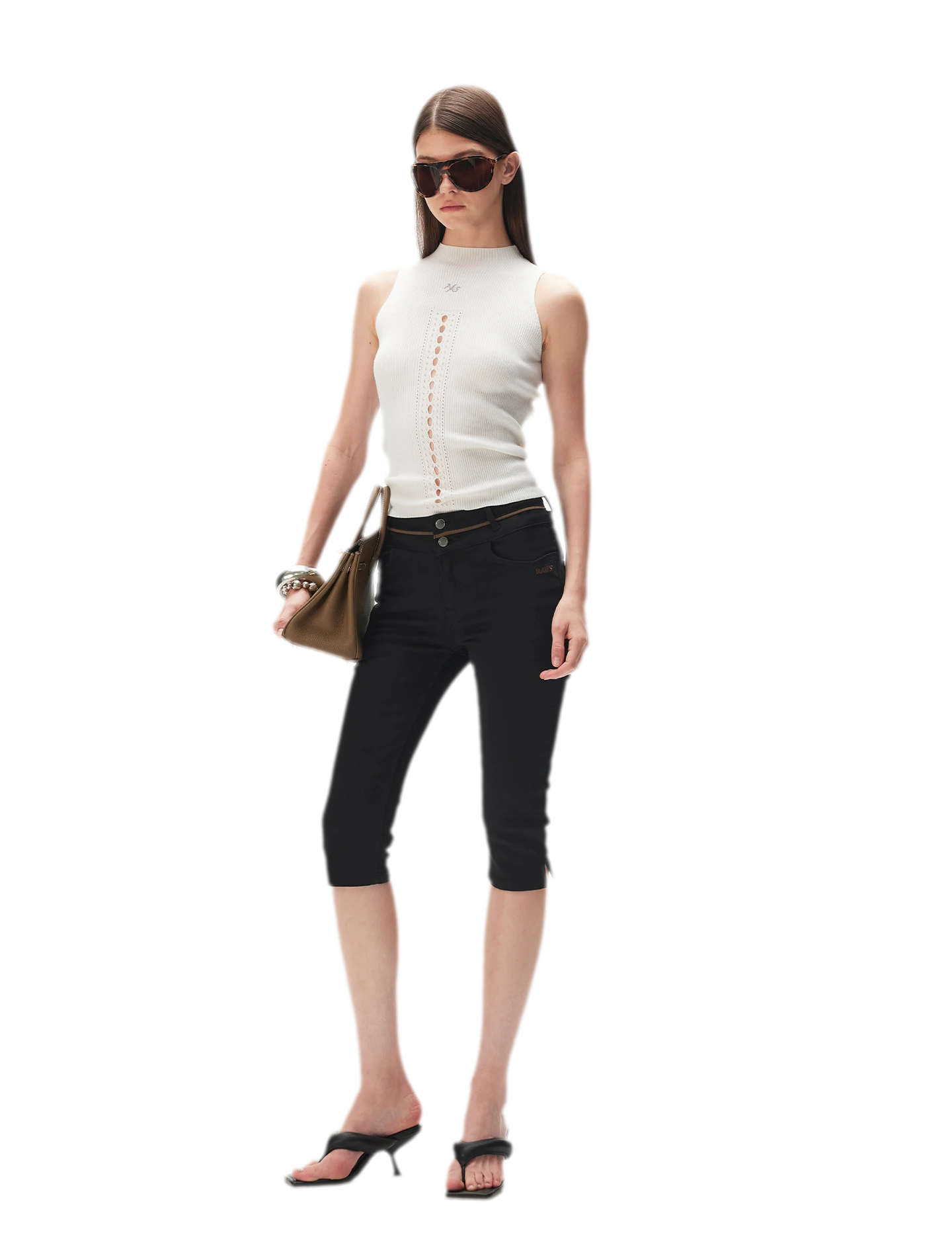 Ribbed Knit Slim Tank