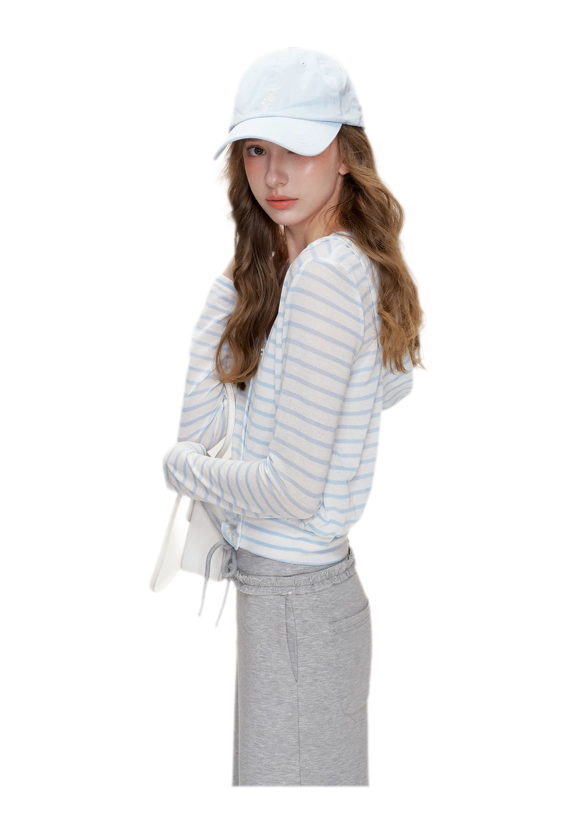 Wrap V-Neck Knitwear Set