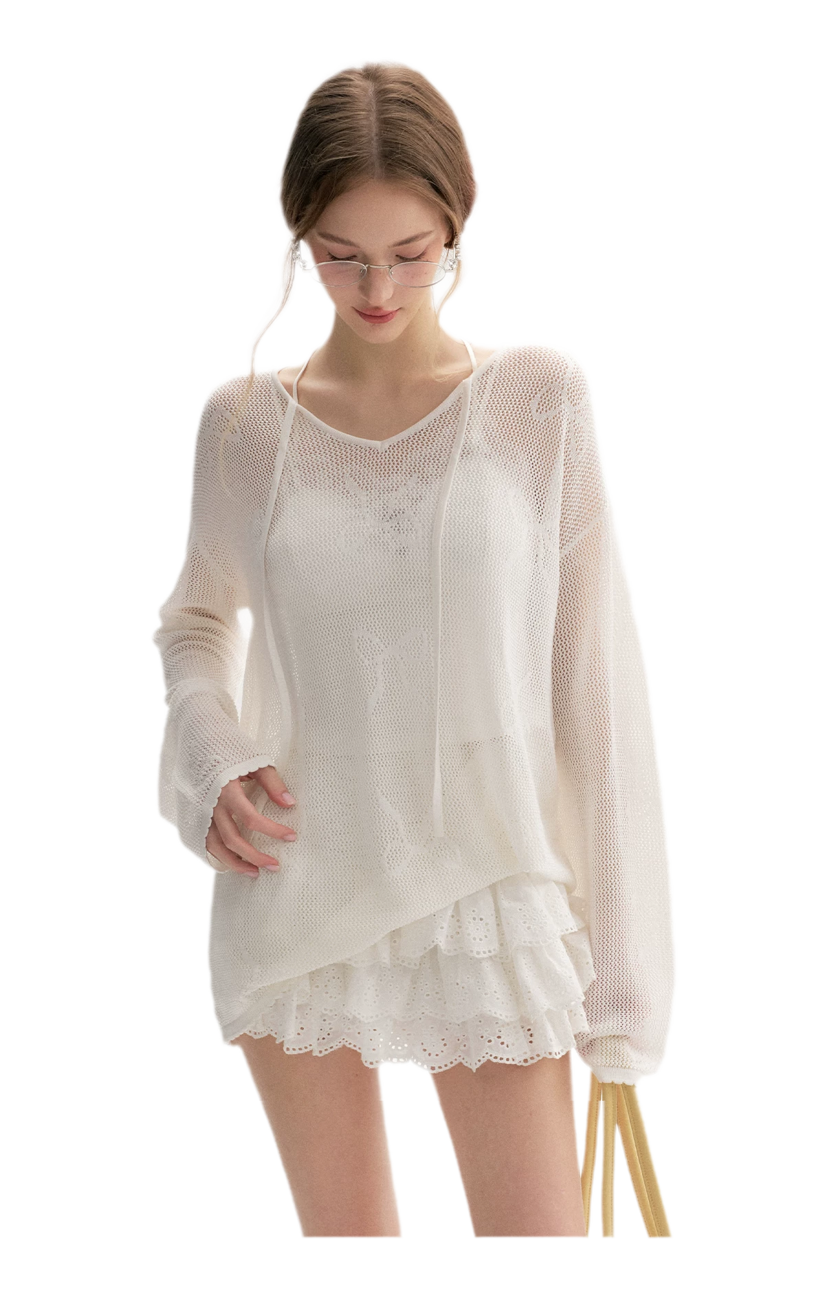 Tencel Jacquard Sun Cardigan