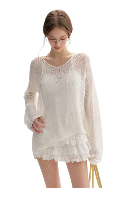 Tencel Jacquard Sun Cardigan