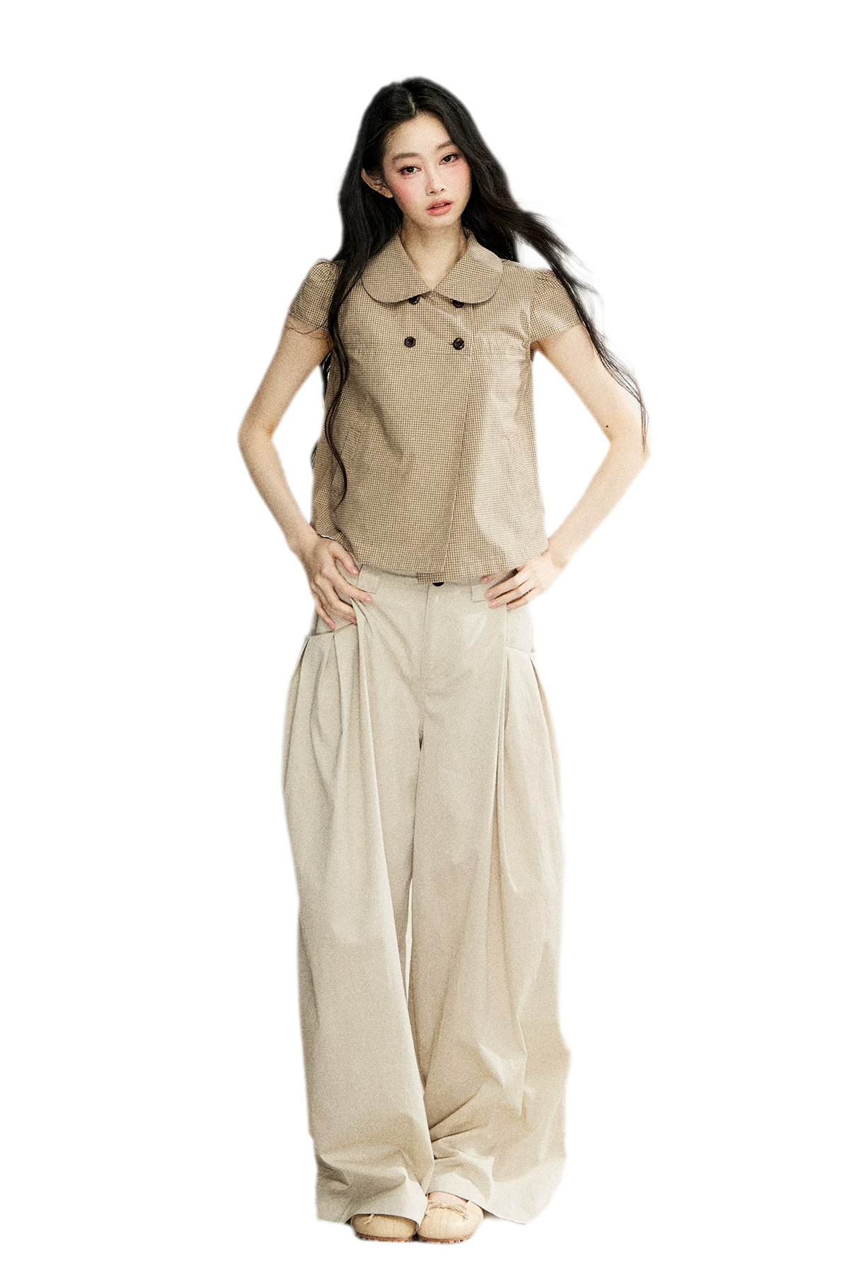 High Waist Wide Leg Pants