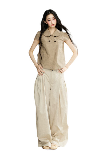 High Waist Wide Leg Pants