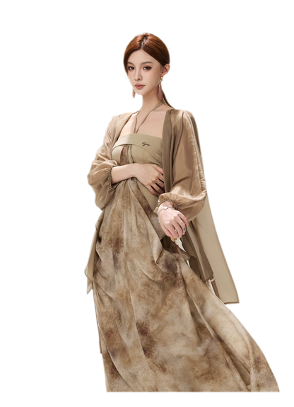 Sheer Wrap Asymmetric Blouse