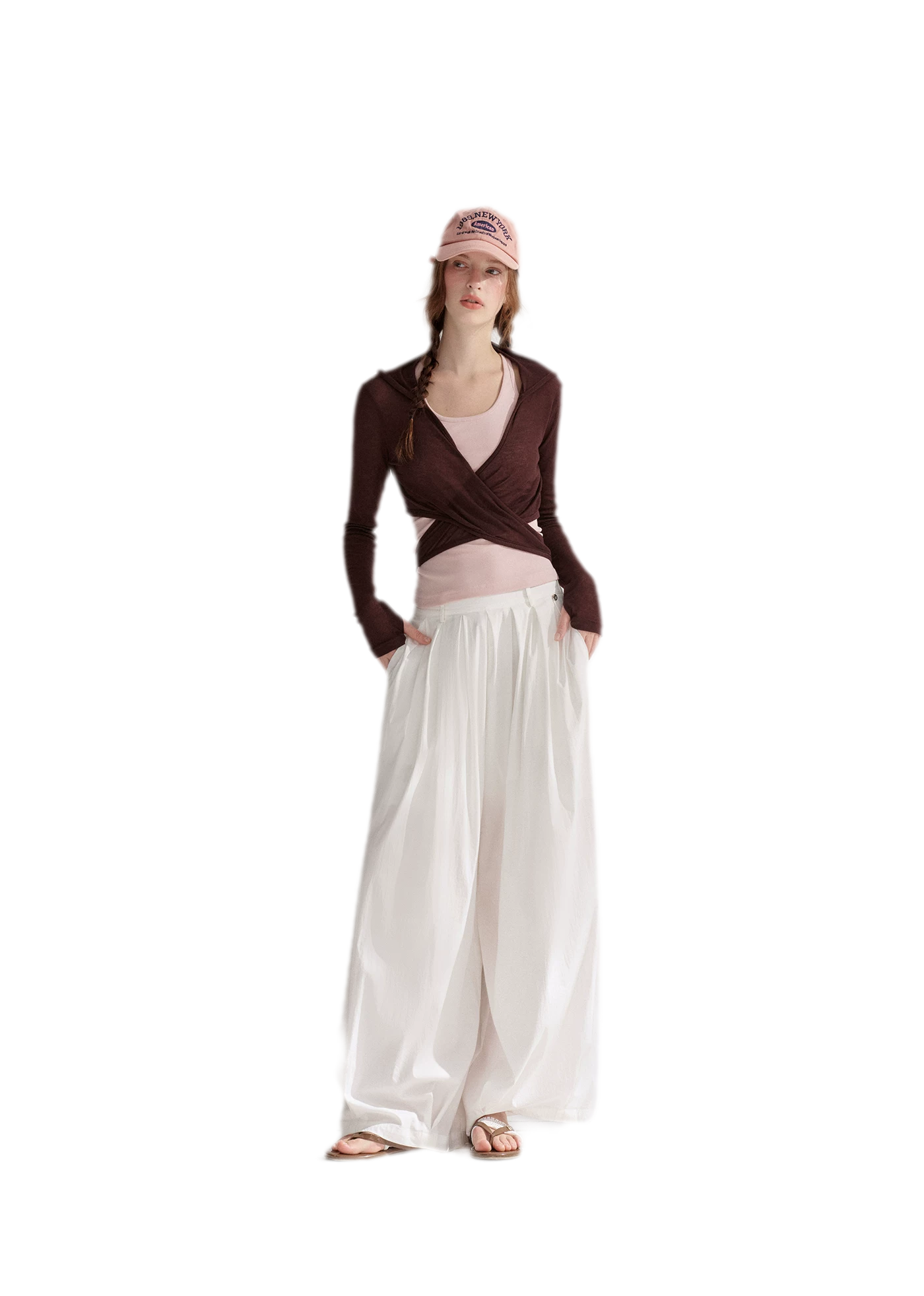 Tie Front Shrug Tank