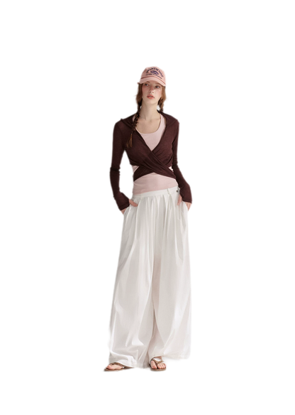 Tie Front Shrug Tank