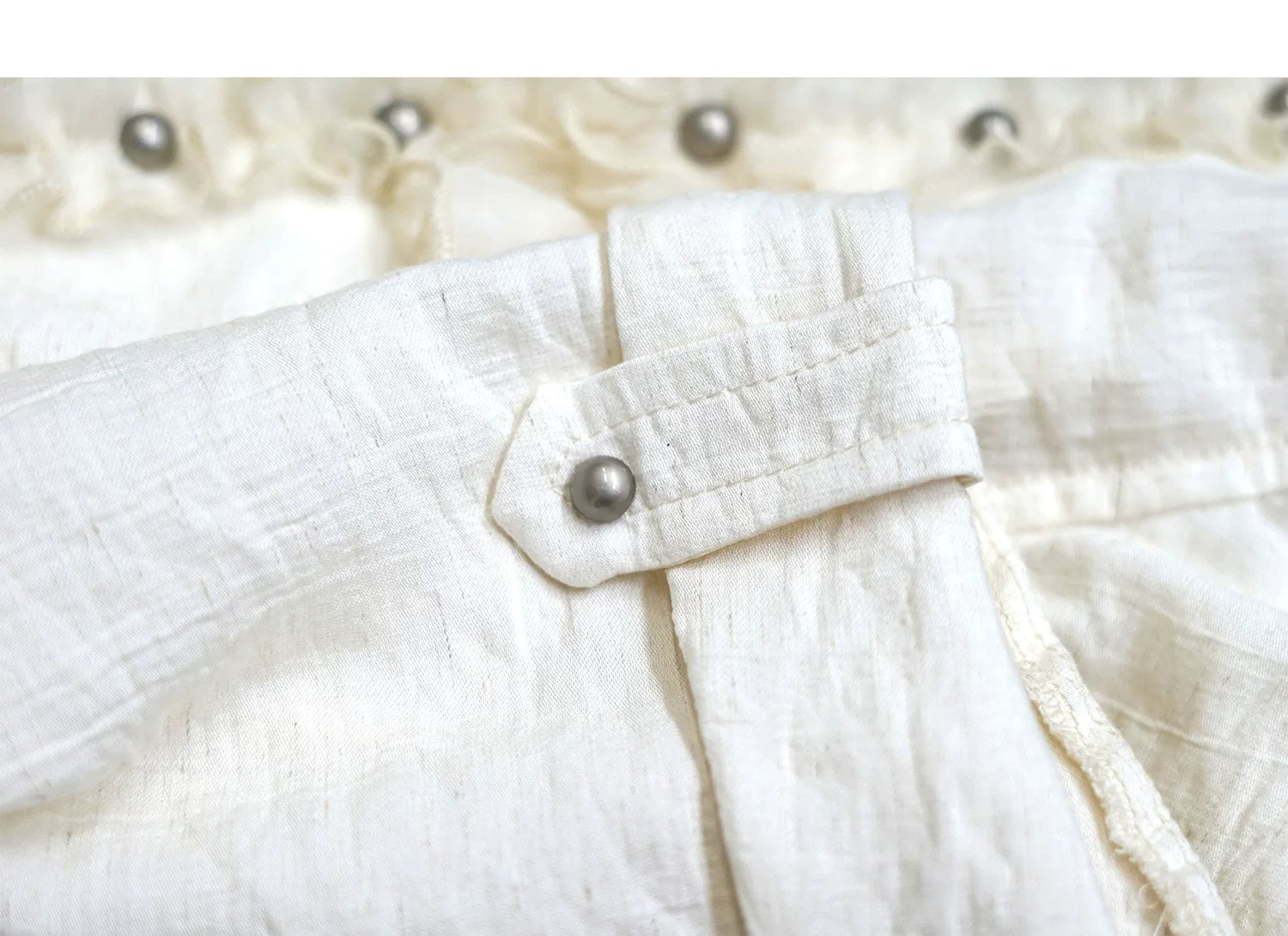 Studded Ruffle Short Shirt