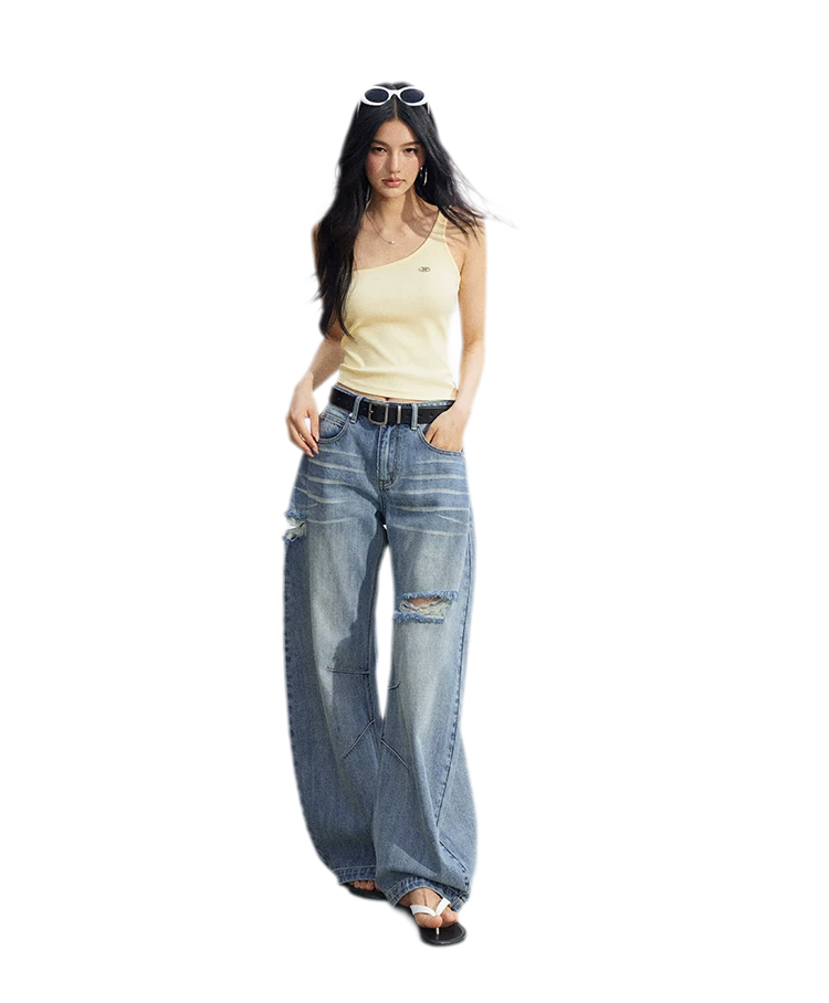 Layered One-Shoulder Top