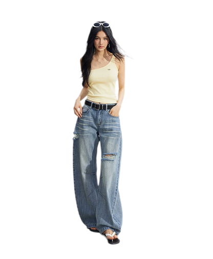 Layered One-Shoulder Top