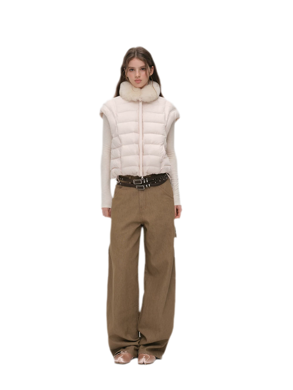 Detachable Sleeve Down Vest