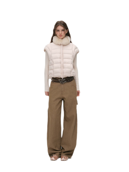 Detachable Sleeve Down Vest