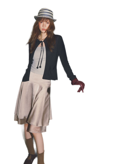 Tie-Front Knit Cardigan