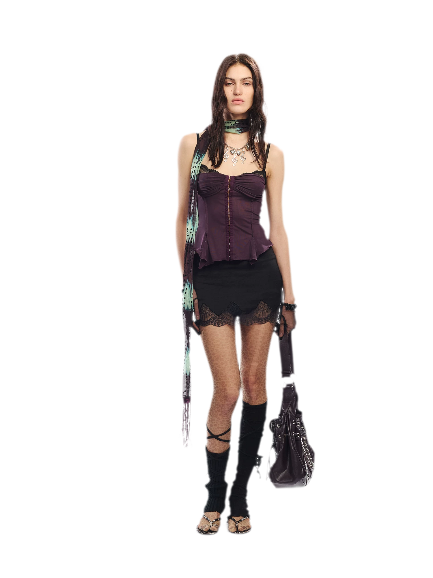 Original Lace Splicing Mesh Camisole