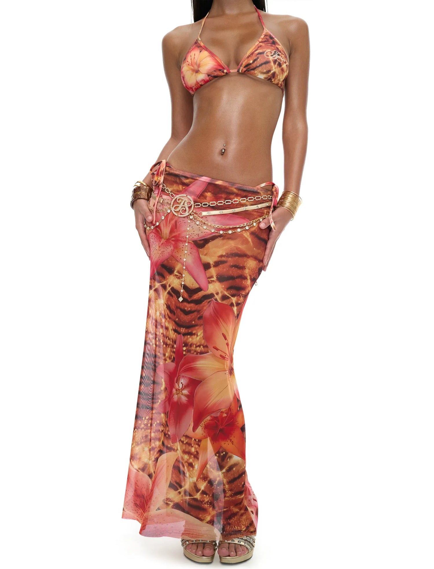 Original Tiger Print Bikini Set
