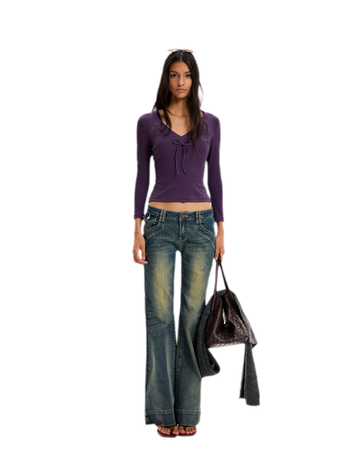 Ribbed Fitted Top Skirt Set