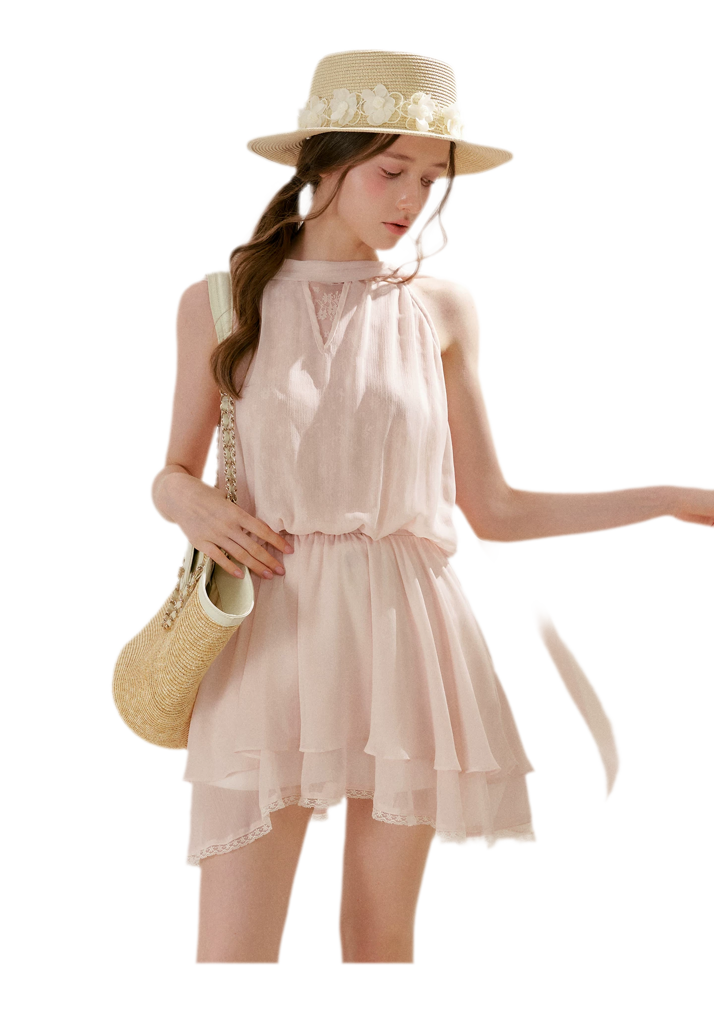 Lace Halter Dress