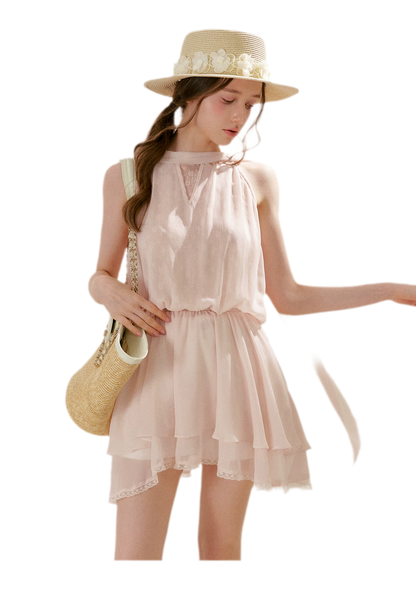 Lace Halter Dress