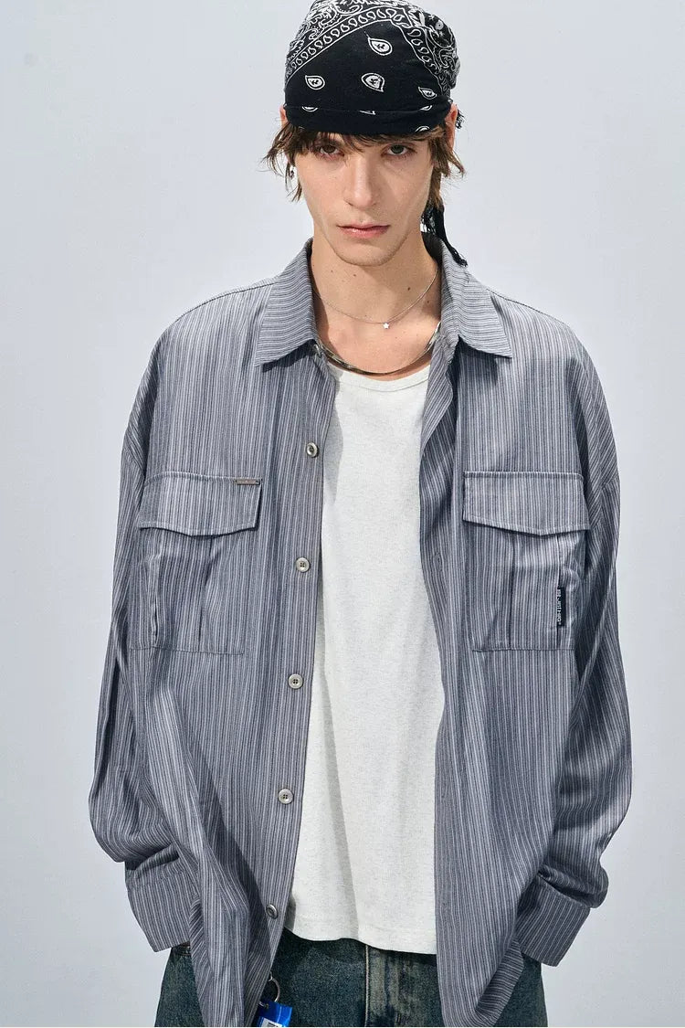 Vintage Striped Relaxed Shirt