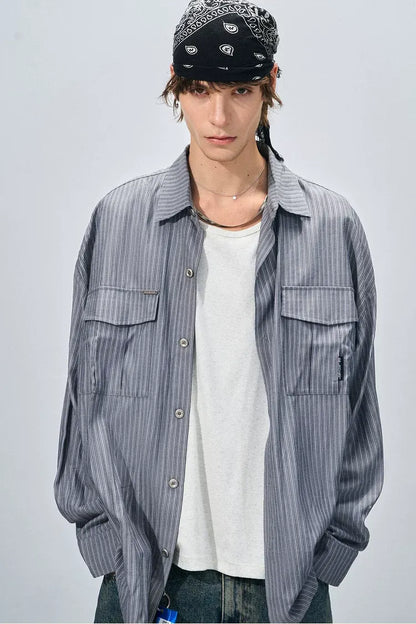 Vintage Striped Relaxed Shirt