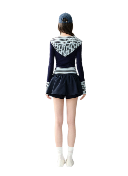 Cotton Lyocell Pocket Skirt