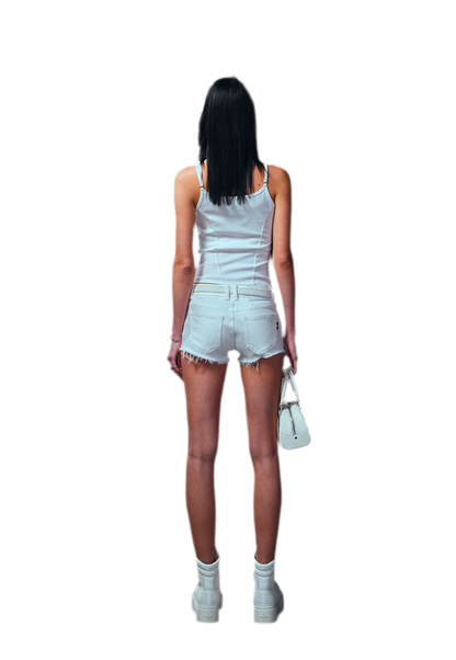 Vintage Style Adjustable Strap Top