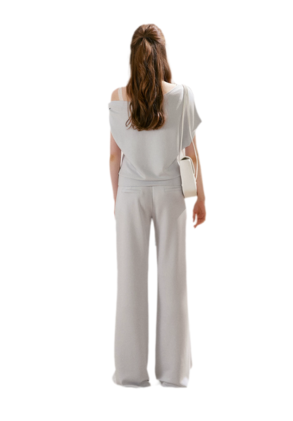 Airy Layered Lace Drawstring Pants